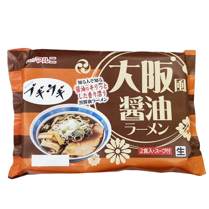 大阪風醤油ラーメン – めんのマルニ／二階堂製麺所